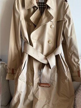 Burberry Classic Check Jacket Lining in Beige, Black and Red